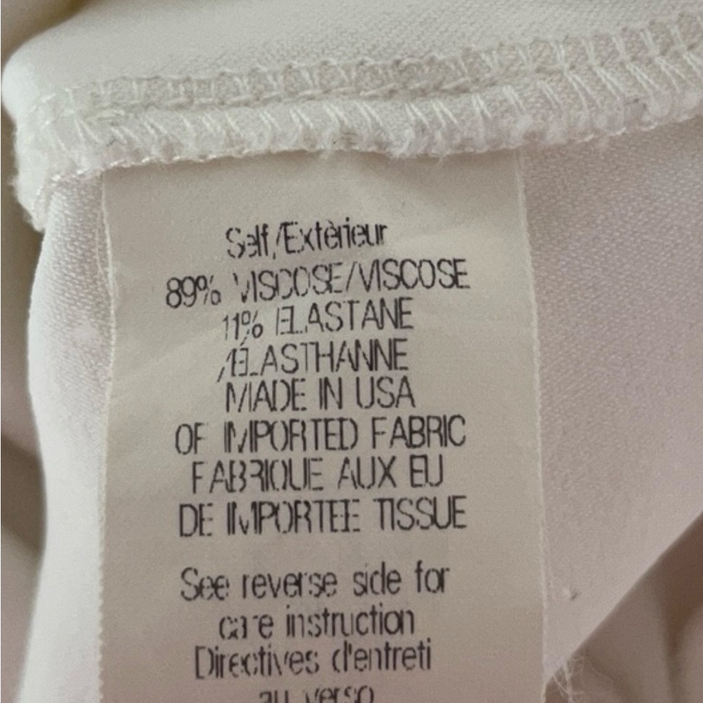 Theory White Stretch Sleeveless Fit & Flare Mini Dress 1709 - Picture 10 of 11